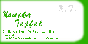 monika tejfel business card